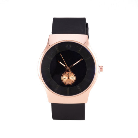 Quartz Horloge - Zwart & Rosé